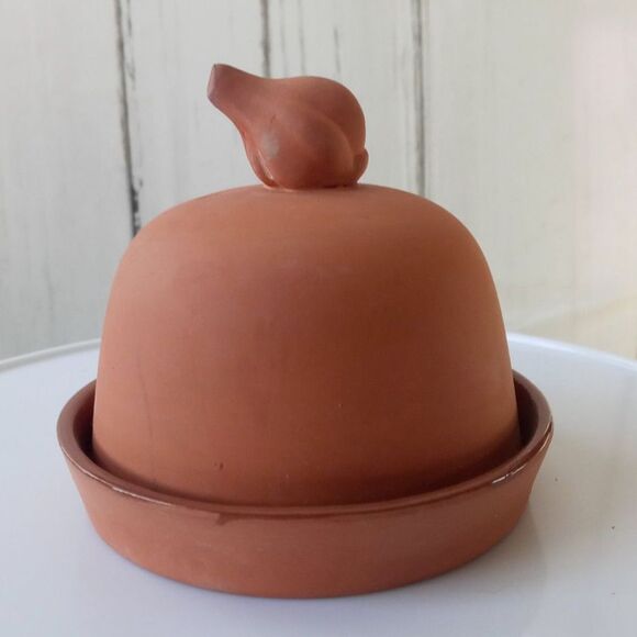 Source Unknown Other - Vintage Terracotta Garlic Keeper